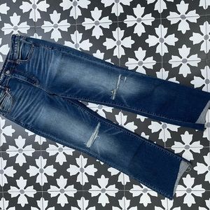 American Eagle High Rise Crop Flare Jeans Size 10L